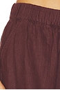 view 6 of 6 Easy Wide Leg Linen Pant in Iced Mocha