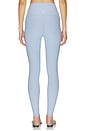 view 4 of 6 Spacedye Caught In The Midi High Waist Legging in Pastel Periwinkle Heather