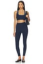 view 5 of 6 LEGGINGS SPACEDYE in Nocturnal Navy