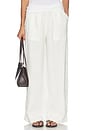 view 1 of 7 Easy Linen Pants in White