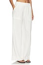 view 3 of 7 Easy Linen Pants in White