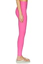 view 3 of 6 Spacedye Caught in The Midi High Wasisted Leggings in Pink Heather
