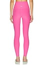 view 4 of 6 Spacedye Caught in The Midi High Wasisted Leggings in Pink Heather