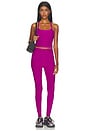 view 6 of 6 LEGGINGS TAILLE HAUTE SPACEDYE CAUGHT IN THE MIDI in Berry Bliss Heather