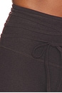 view 7 of 6 LEGGINGS SPACEDYE ITS A TIE in Dark Chocolate Heather