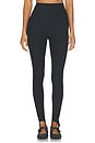 view 1 of 6 Spacedye Stirrup High Waisted Legging in Darkest Night