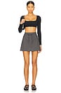 view 5 of 6 Go Pocket Skirt in True Gray Heather