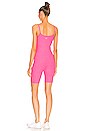 view 3 of 3 Spacedye Get In Gear Biker Jumpsuit in Electric Pink Heather