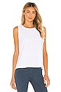 view 2 of 5 Balanced Muscle Tank in Cloud White