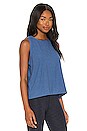 view 3 of 5 Balance Muscle Tank in Washed Denim