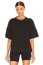 view 1 of 4 Sweat Boyfriend Tee in Washed Black