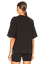 view 3 of 4 Sweat Boyfriend Tee in Washed Black