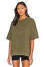 view 1 of 4 T-SHIRT BOYFRIEND in Washed Olive