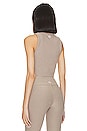 view 3 of 4 Spacedye Motivate Tank in Birch Heather