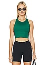 view 1 of 4 Powerbeyond Stability Cropped Tank in Meadow Green