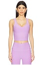 view 1 of 4 Spacedye Good Day Cropped Tank in Lilac Petal Heather
