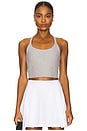 view 1 of 4 Spacedye On The Up Cropped Tank Top in Silver Mist