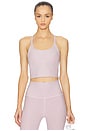 view 1 of 4 Spacedye On The Up Cropped Tank Top in Blush Blossom Heather