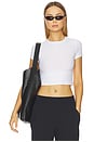 view 1 of 4 Featherweight Cropped Tee in Cloud White