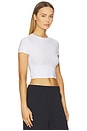 view 2 of 4 Featherweight Cropped Tee in Cloud White