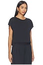 view 2 of 4 Studio Luxe Cropped Tee in Black