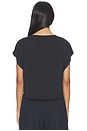 view 3 of 4 Studio Luxe Cropped Tee in Black