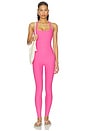 view 4 of 4 Spacedye Midway Square Halter Top in Pink Heather in Luscious Pink Heather