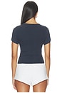 view 4 of 4 CAMISETA RIB in Washed Nocturnal Navy