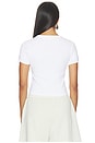 view 3 of 4 CAMISETA RIB in Washed White