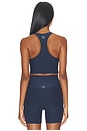 view 3 of 4 Spacedye Racerback Contrast Piping Tank Top in Nocturnal Navy