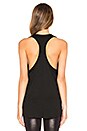view 3 of 4 ALL ABOUT IT RACERBACK 탱크탑 in Black