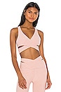 view 1 of 4 Spacedye That's A Wrap Cropped Tank in Tinted Rose & Pink Quartz