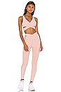 view 4 of 4 Spacedye That's A Wrap Cropped Tank in Tinted Rose & Pink Quartz