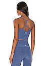 view 3 of 4 Spacedye Slim Racerback Cropped Tank in Serene Blue & Hazy Blue