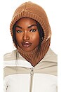 view 1 of 3 Snood with Hood Beanie in Mocha