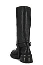 view 3 of 5 Yaka Boot in Black Distressed Leather
