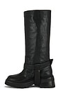 view 5 of 5 Yaka Boot in Black Distressed Leather