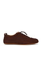 view 1 of 6 Prudent Sneaker in Honey Mahogany Grain Nubuck Leather