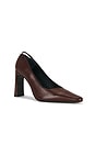 view 2 of 5 ESCARPIN DIVA in Honey Mahogany Nappa Leather