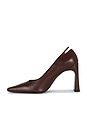 view 6 of 5 ESCARPIN DIVA in Honey Mahogany Nappa Leather
