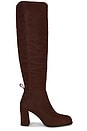 view 1 of 5 BOTTINES ZOE in Honey Mahogany Grain Nubuck Leather