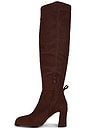 view 6 of 5 BOTTINES ZOE in Honey Mahogany Grain Nubuck Leather