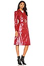 view 3 of 4 Astrid Trench Coat in Red