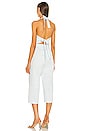 view 3 of 3 Halter Jumpsuit in Light Wash