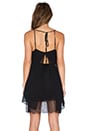 view 3 of 4 Lace Hem Dress in Black