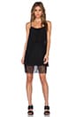 view 4 of 4 Lace Hem Dress in Black