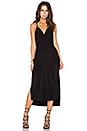 view 1 of 3 Crossover Midi Dress in Black
