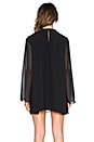 view 3 of 4 Embellished Collar Mini Dress in Black