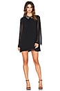 view 4 of 4 Embellished Collar Mini Dress in Black