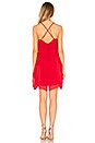 view 3 of 3 Ruffle Dress In Chili Pepper in Chili Pepper
